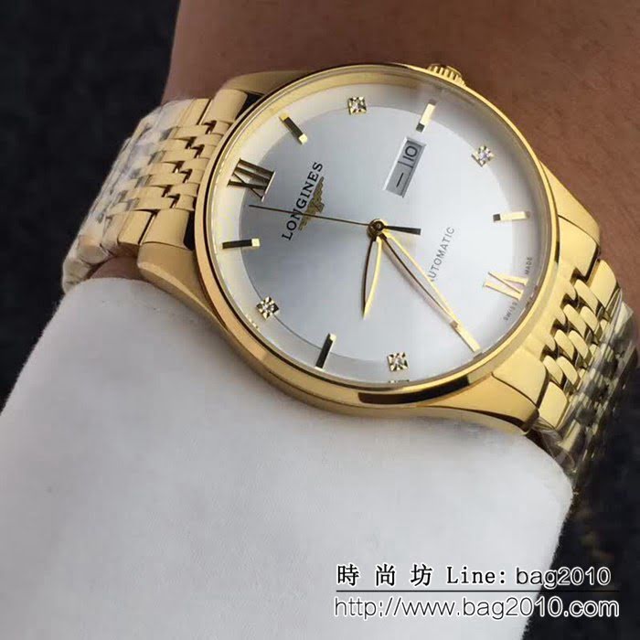 LONGINES浪琴 全自動機械 時尚男士腕表 WSS2362